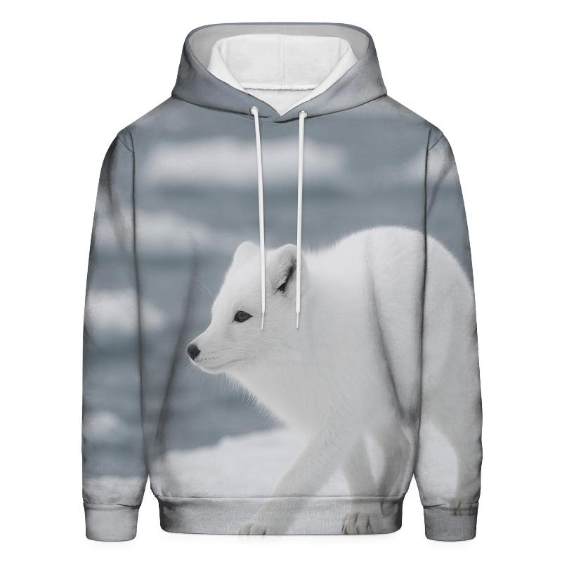 Ice Edge Patrol Arctic Fox custom hoodies