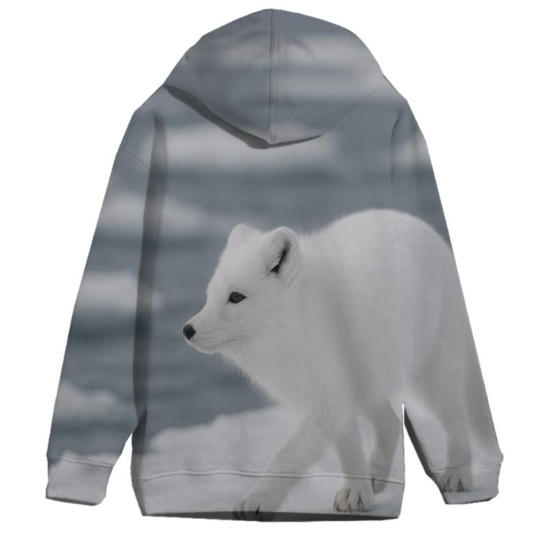 Ice Edge Patrol Arctic Fox custom hoodies