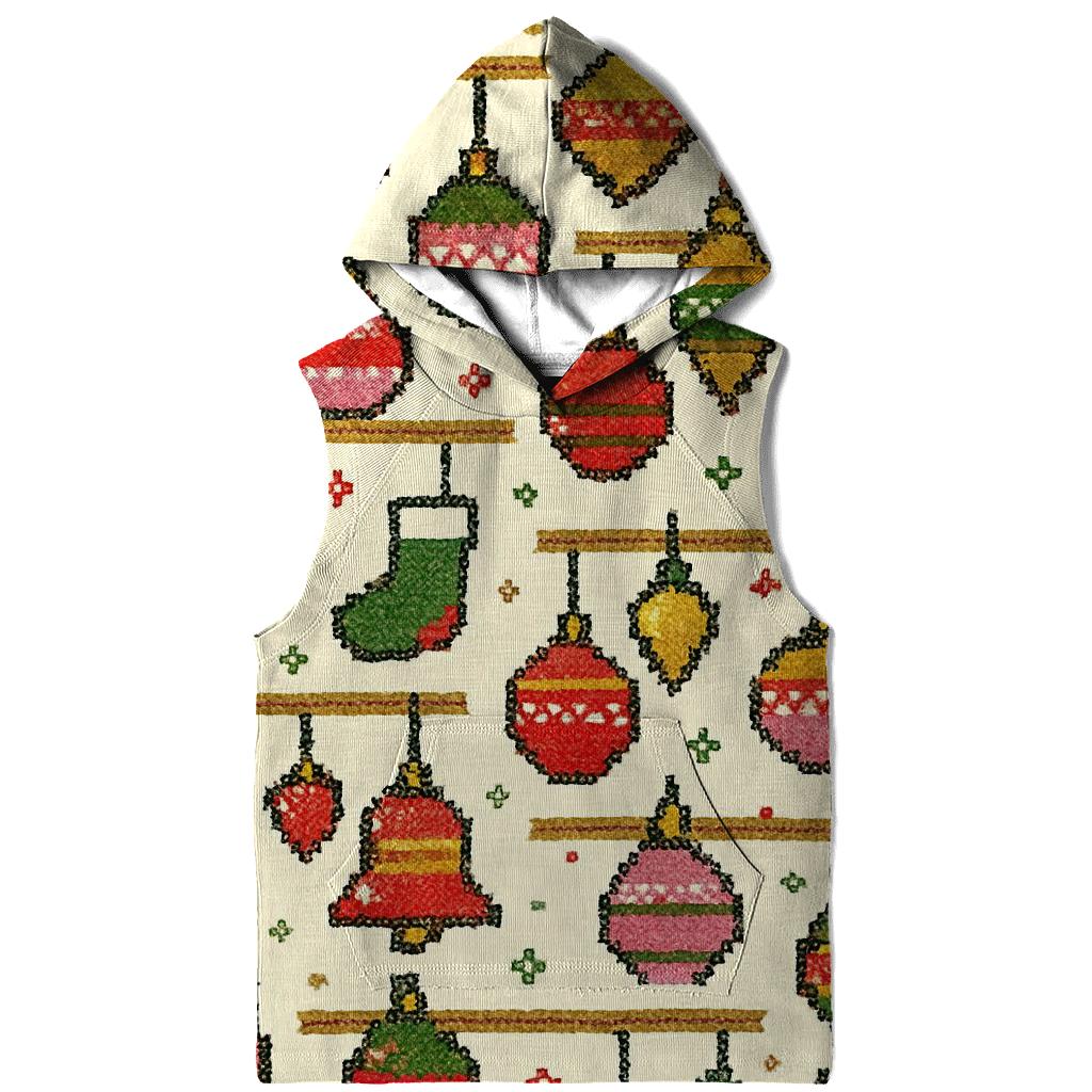 Mismatched Ornament Ladder Bands graphic hoodies