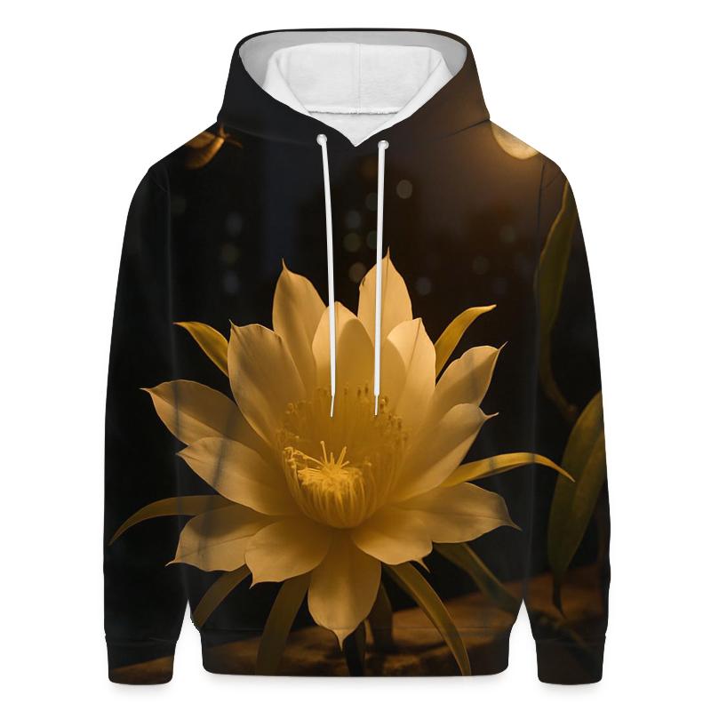 Night Blooming Cereus On Balcony Rail lightweight hoodies