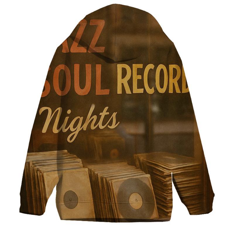 Vintage Record Store Window Display hoodies fashion