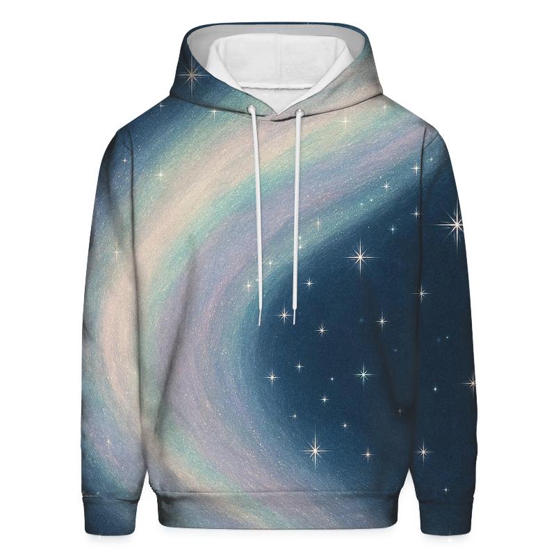 Midnight Aurora Shimmer lightweight hoodies