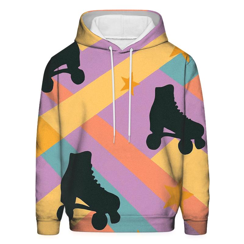 Sunset Roller Rink Vibes heavyweight hoodies