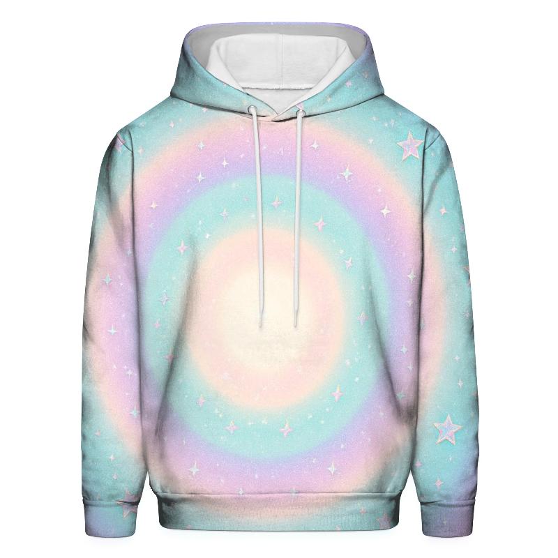 Pastel Halo Glitterstorm designer hoodies