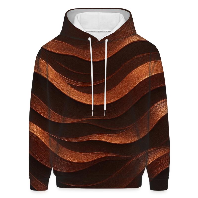 Copper Mirage Waves premium hoodies