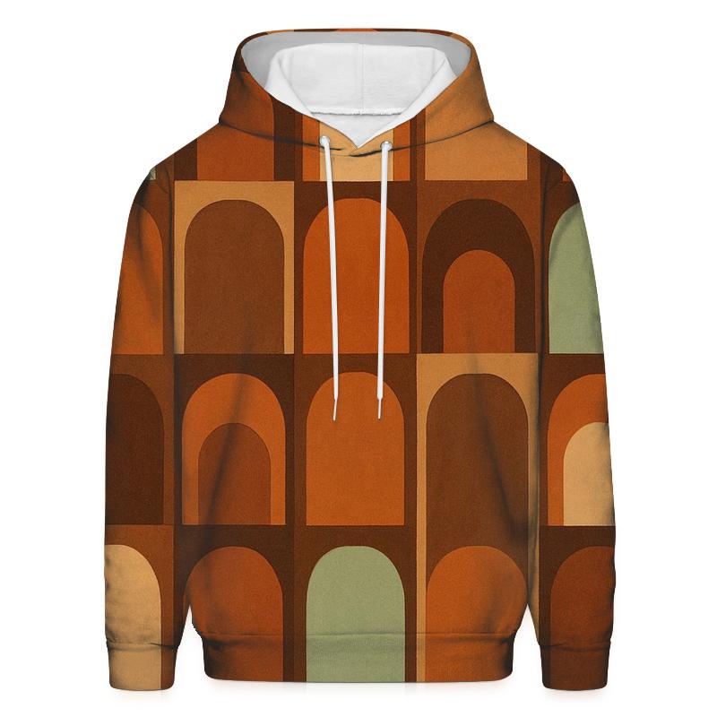 Cafe Groove Wall Pattern graphic hoodies