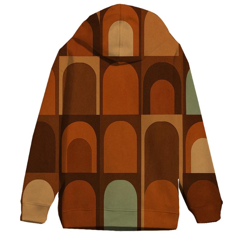 Cafe Groove Wall Pattern graphic hoodies