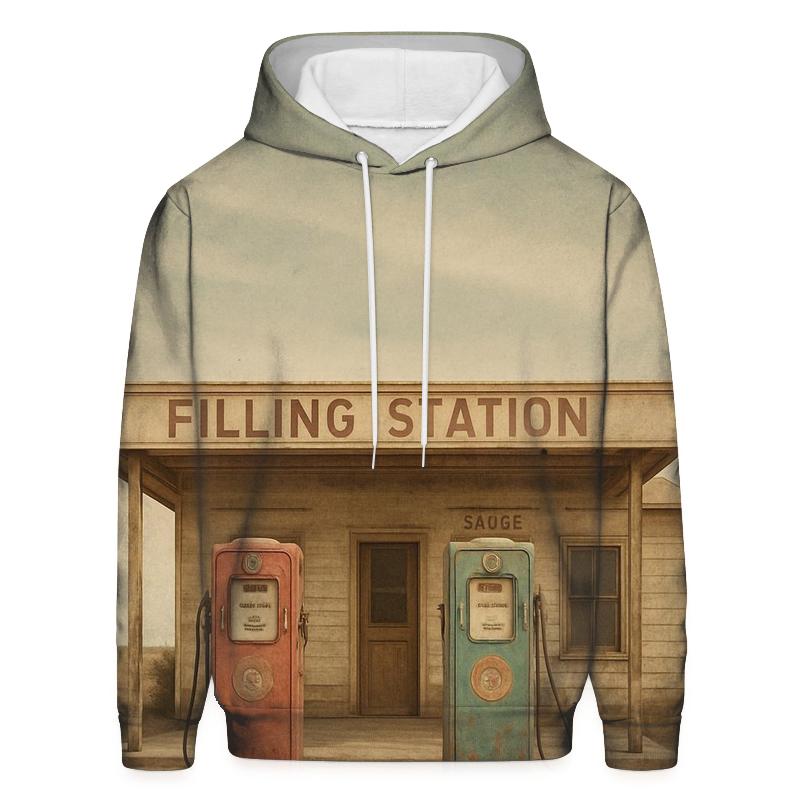 Vintage Country Gas Station Stop hoodie designs
