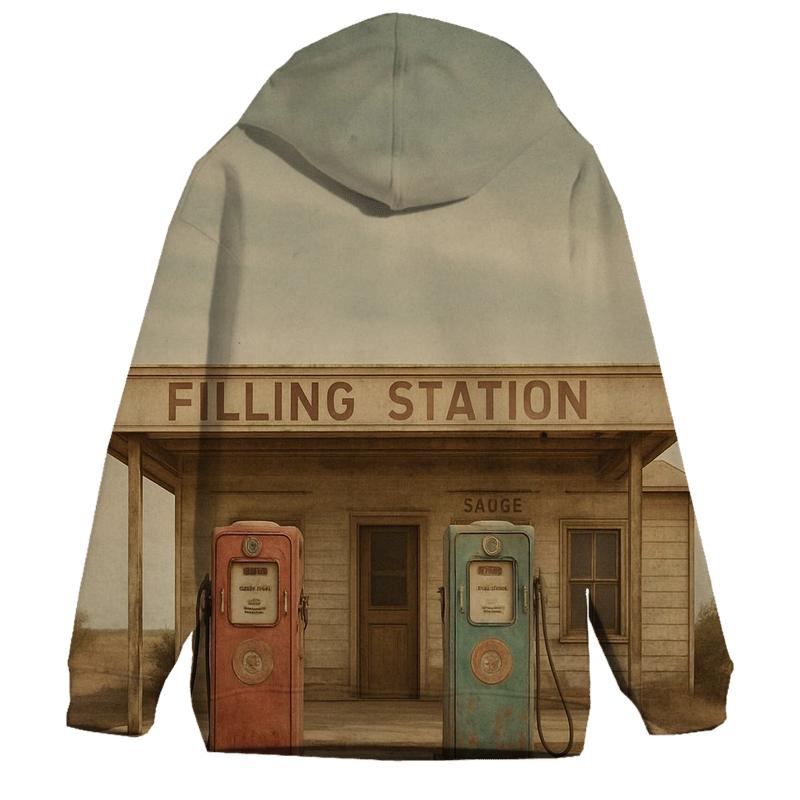 Vintage Country Gas Station Stop hoodie designs