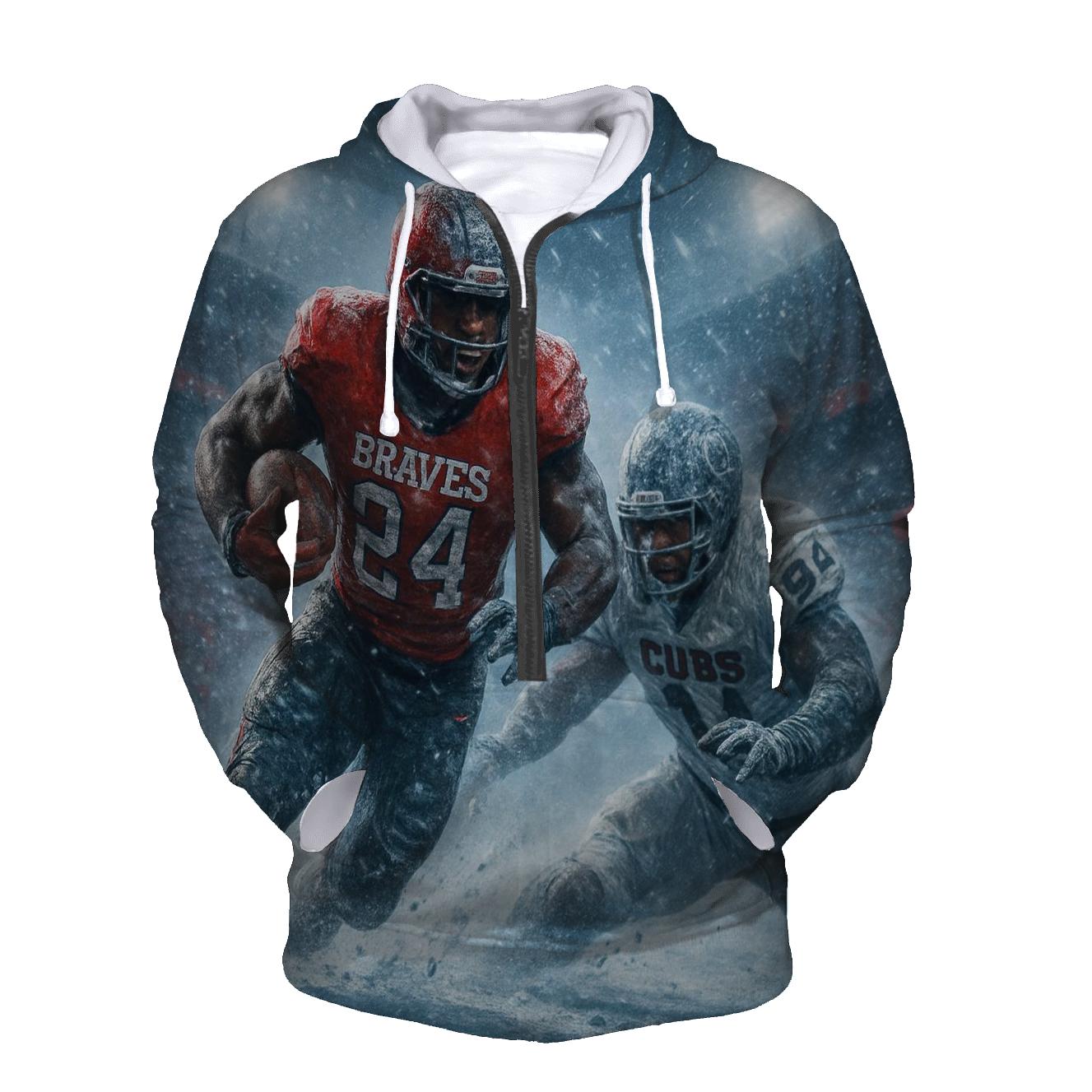 Frozen Yard Battle Braves Vs Cubs custom hoodies