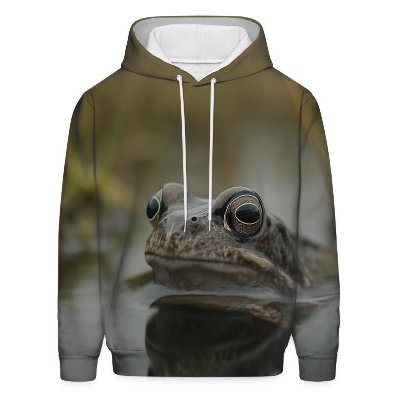 Bog Pool Gaze Common Frog heavyweight hoodies