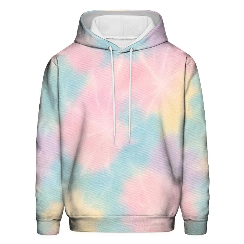 Pastel Rainbow Crumple Field designer hoodies