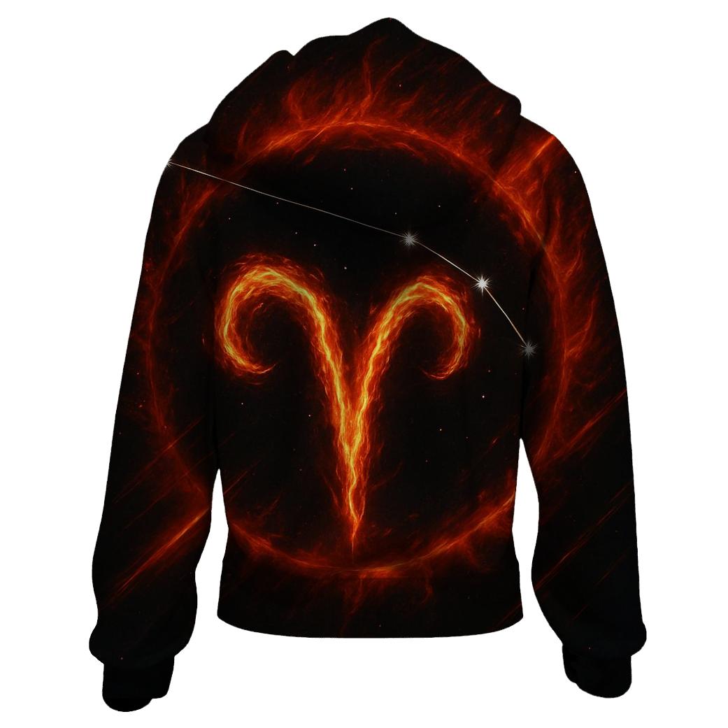 Aries Solar Fire Sigil pullover hoodies