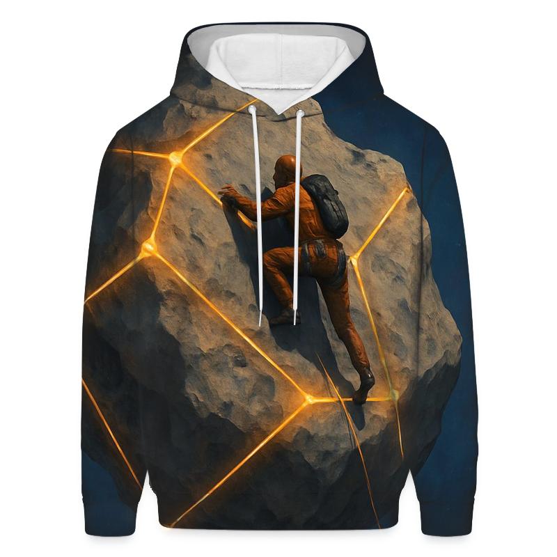 Asteroid Climbing Challenge custom hoodies
