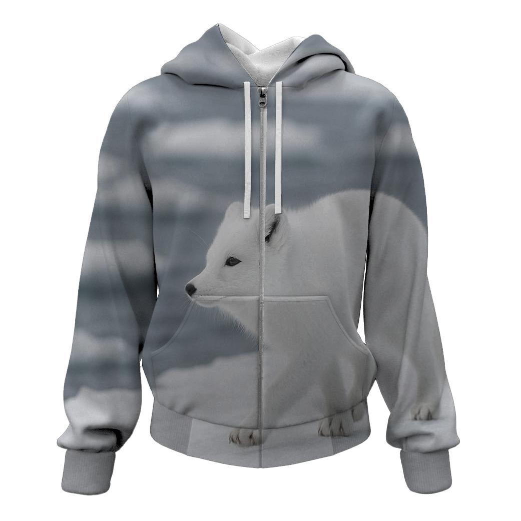 Ice Edge Patrol Arctic Fox hoodie trends