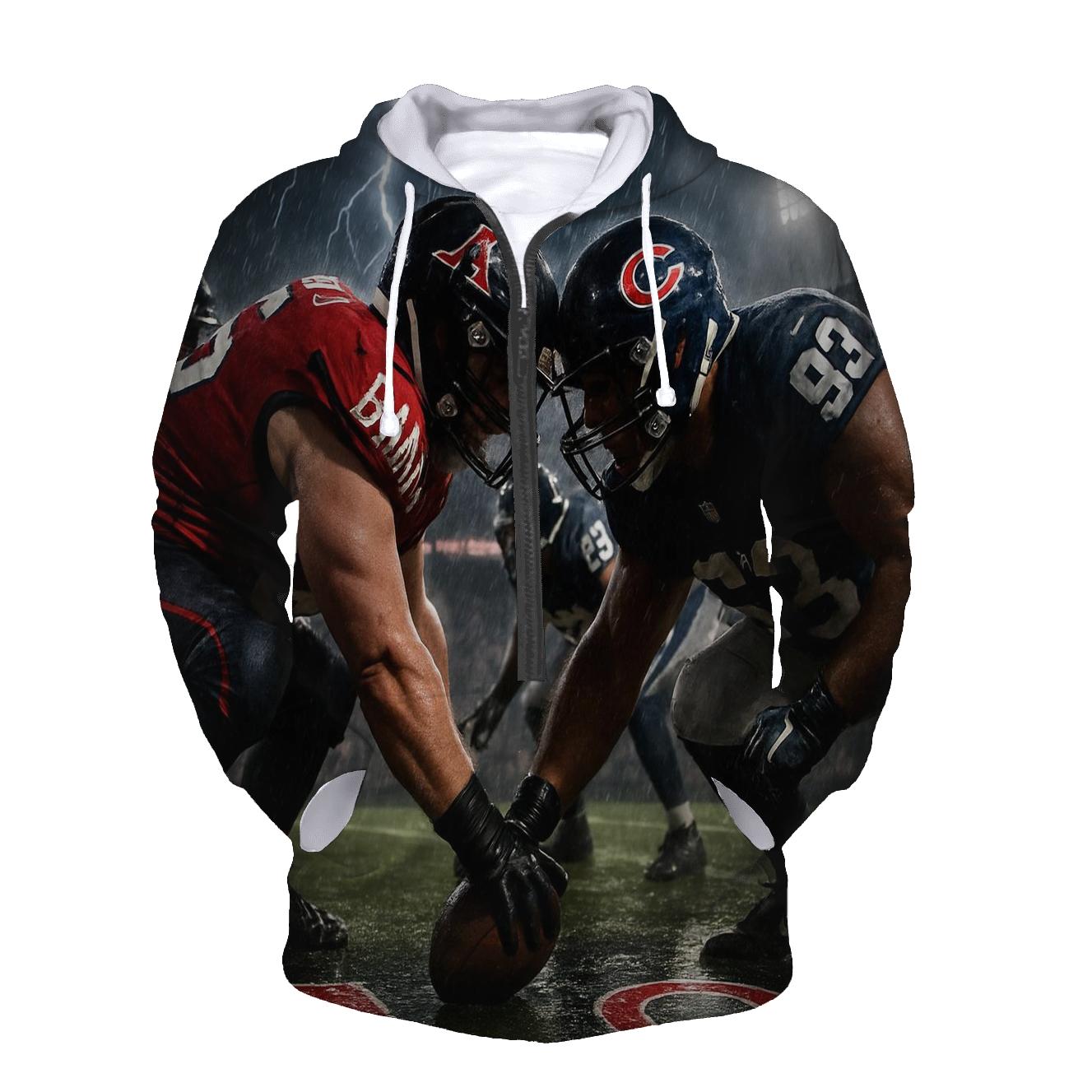 Storm Surge Showdown Braves Vs Cubs embroidered hoodies