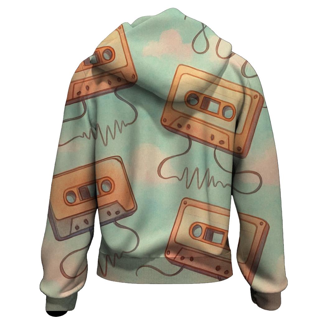 Pastel Cassette Daydream hoodies fashion