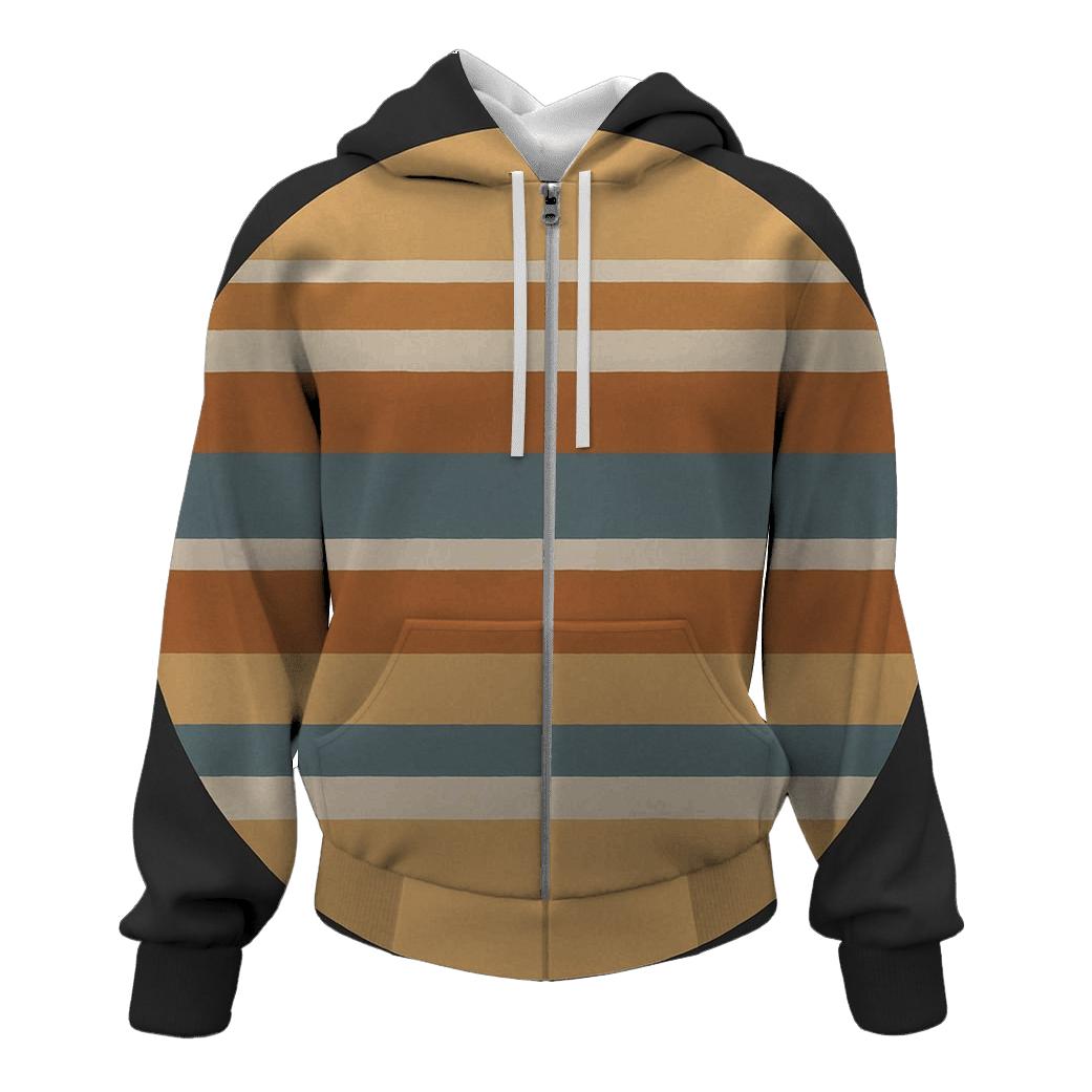 RingPlaneTiers zip-up hoodies