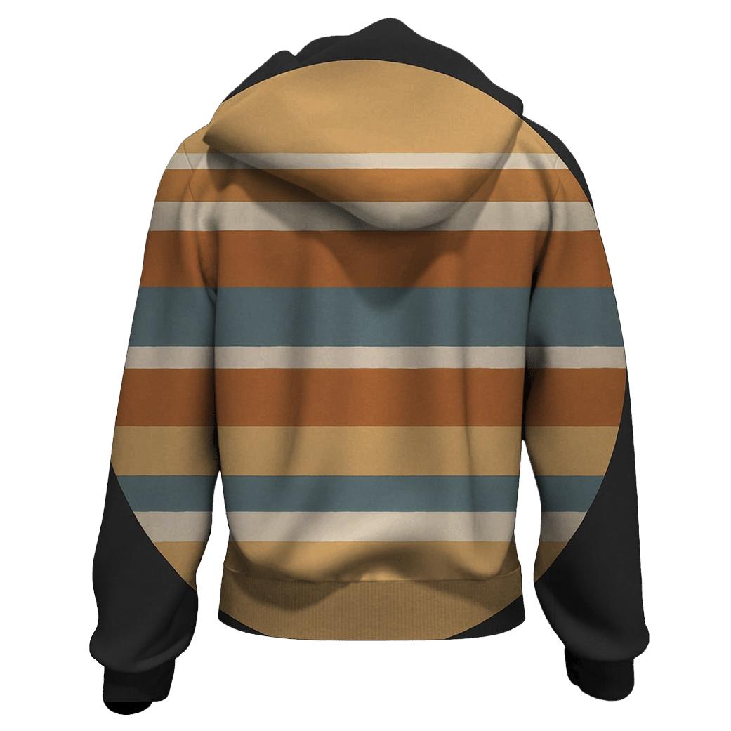 RingPlaneTiers zip-up hoodies