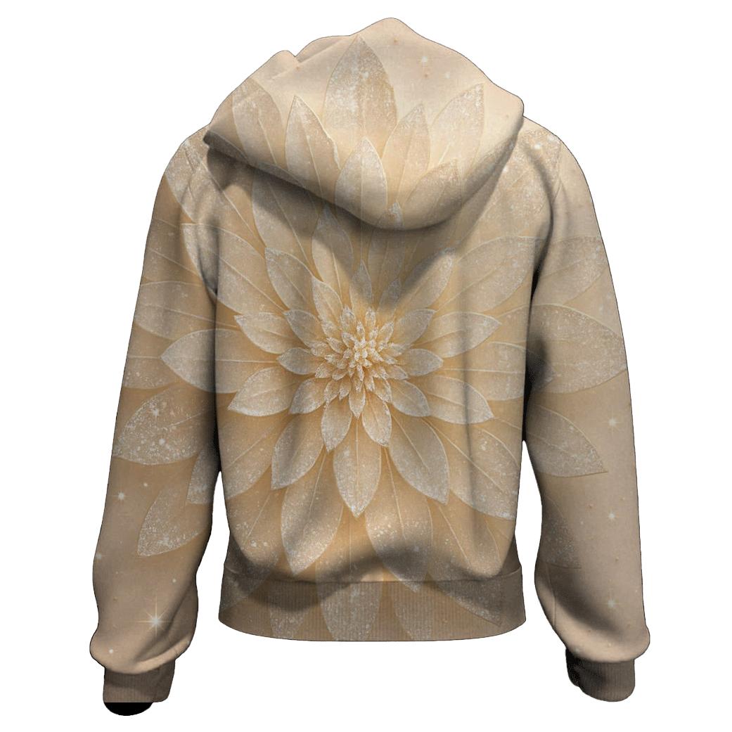 Champagne Crystal Bloom hoodie designs