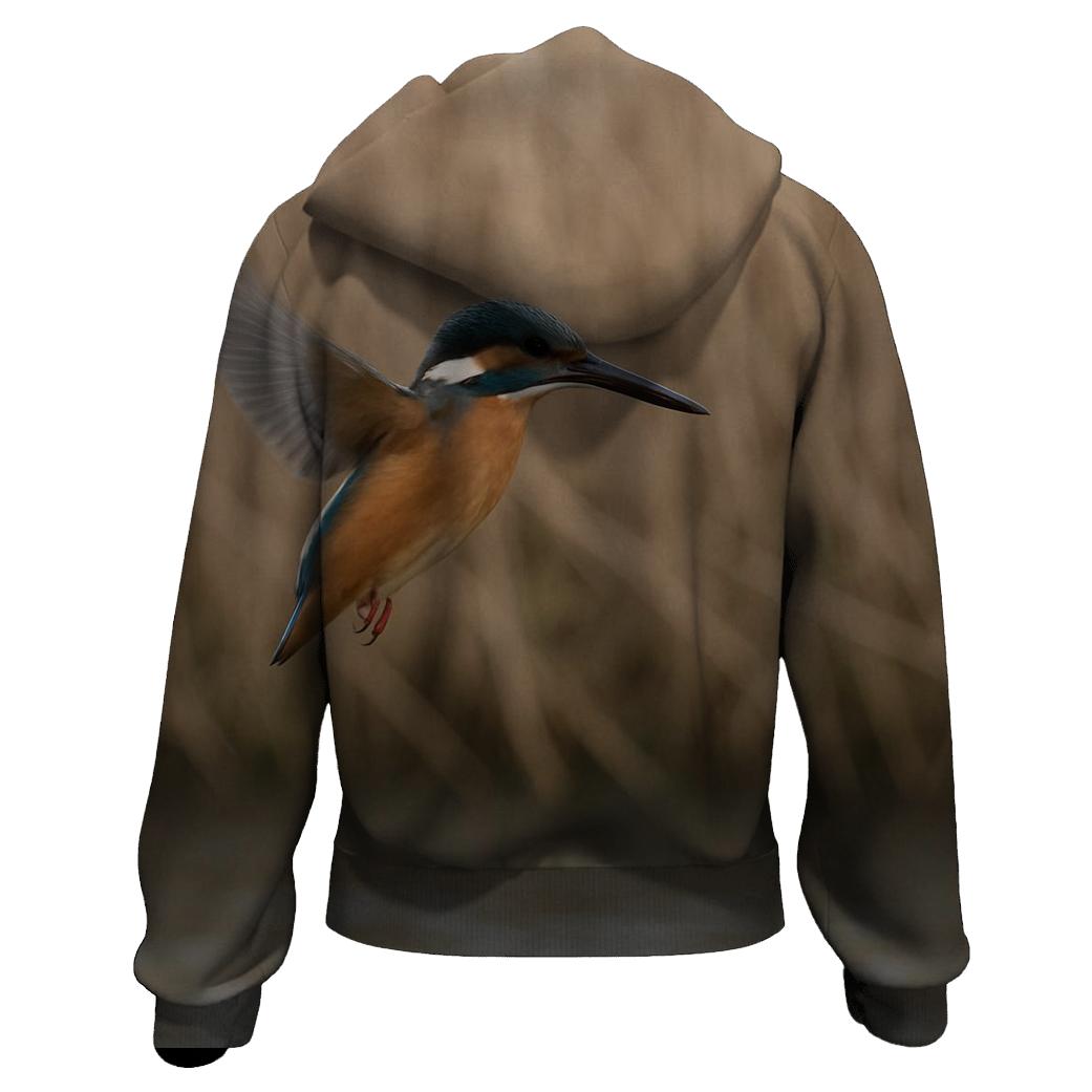 Reedbed Hover Eurasian Kingfisher lightweight hoodies