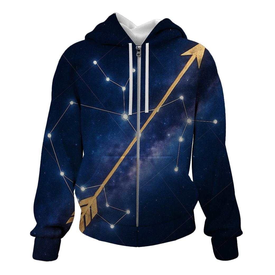 Sagittarius Arrow Of Galactic Truth designer hoodies