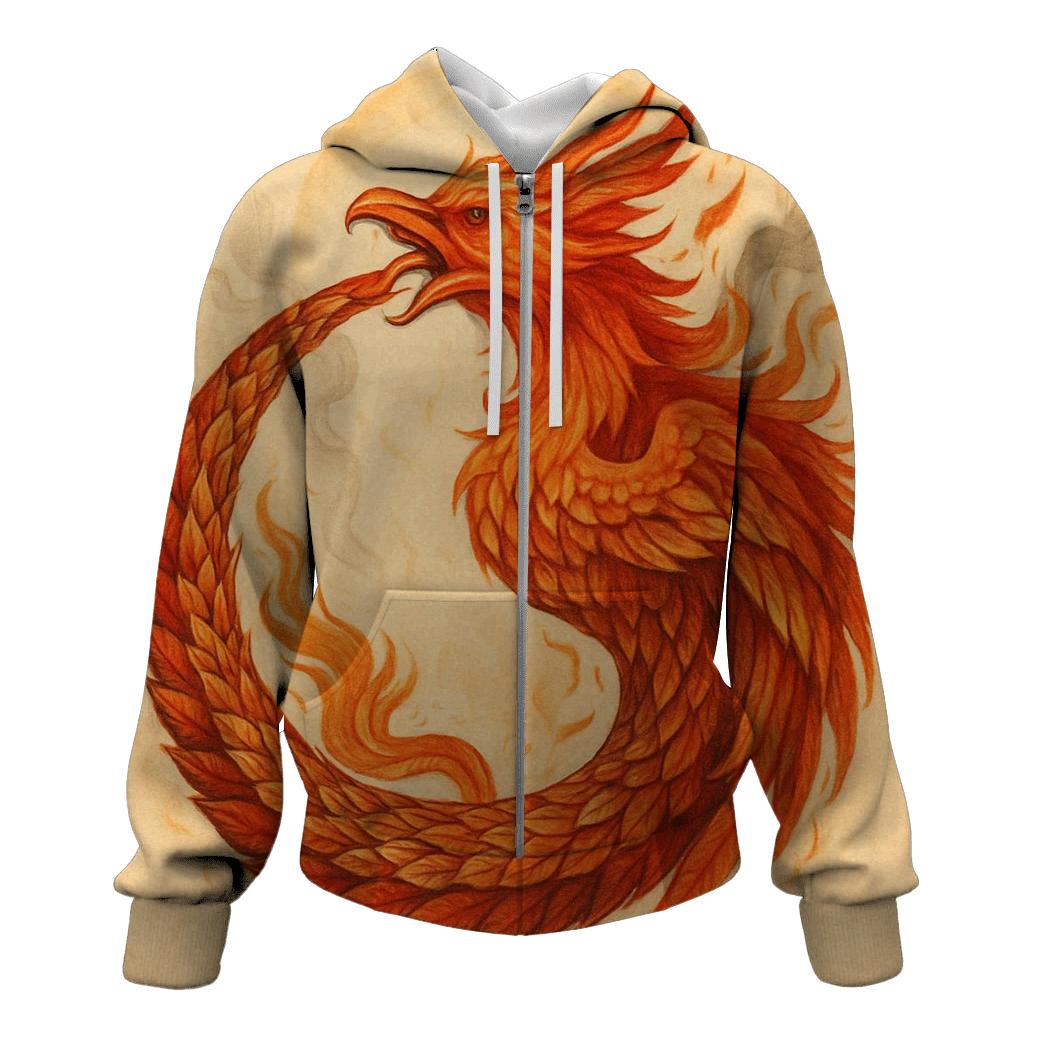 Phoenix Dual Ouroboros hoodie styles