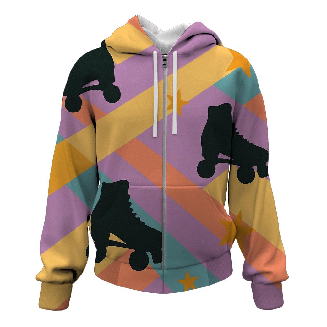 Sunset Roller Rink Vibes hoodie trends