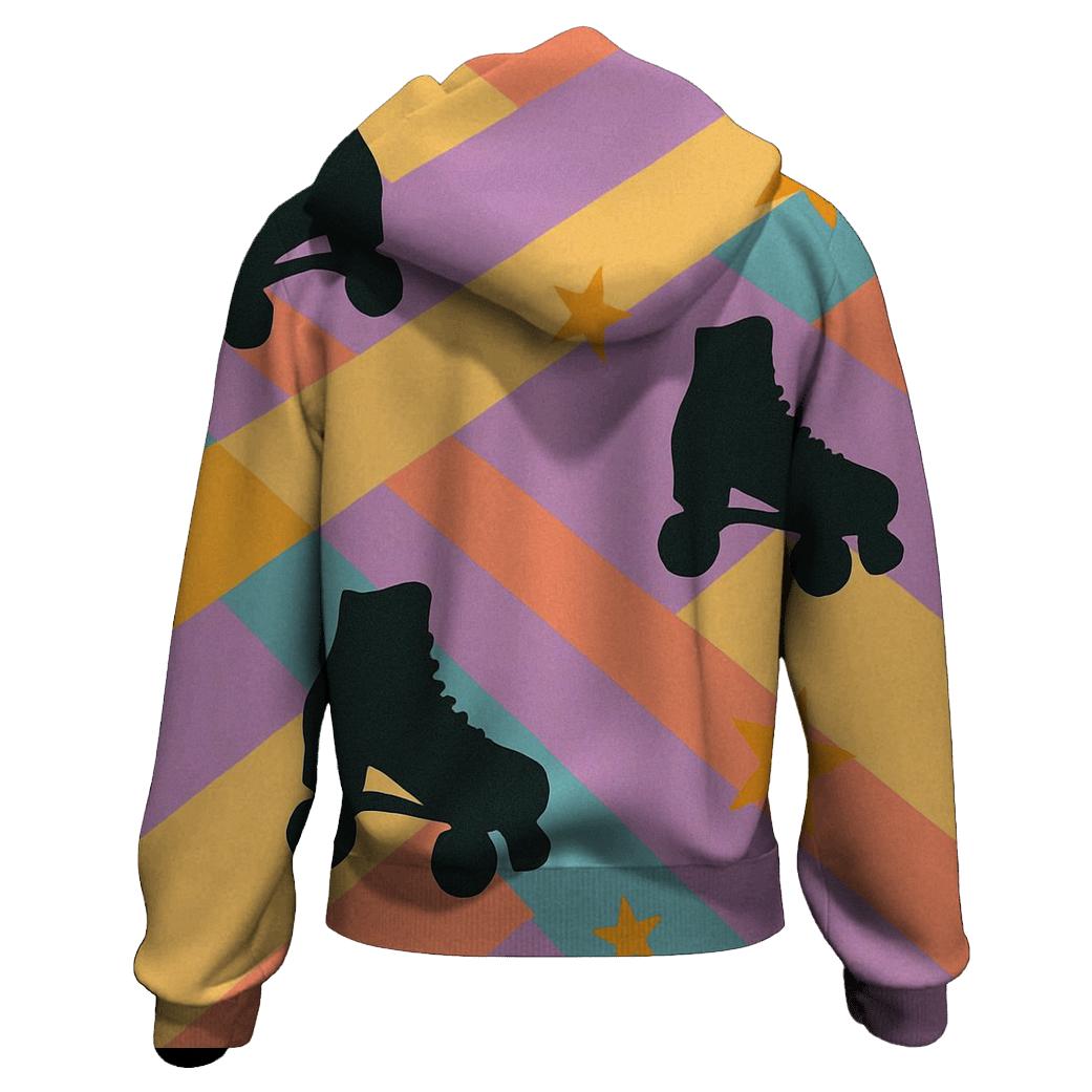 Sunset Roller Rink Vibes hoodie trends