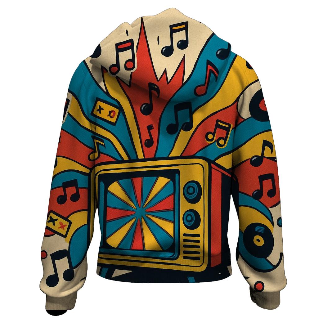 Retro TV Music Portal hoodie trends