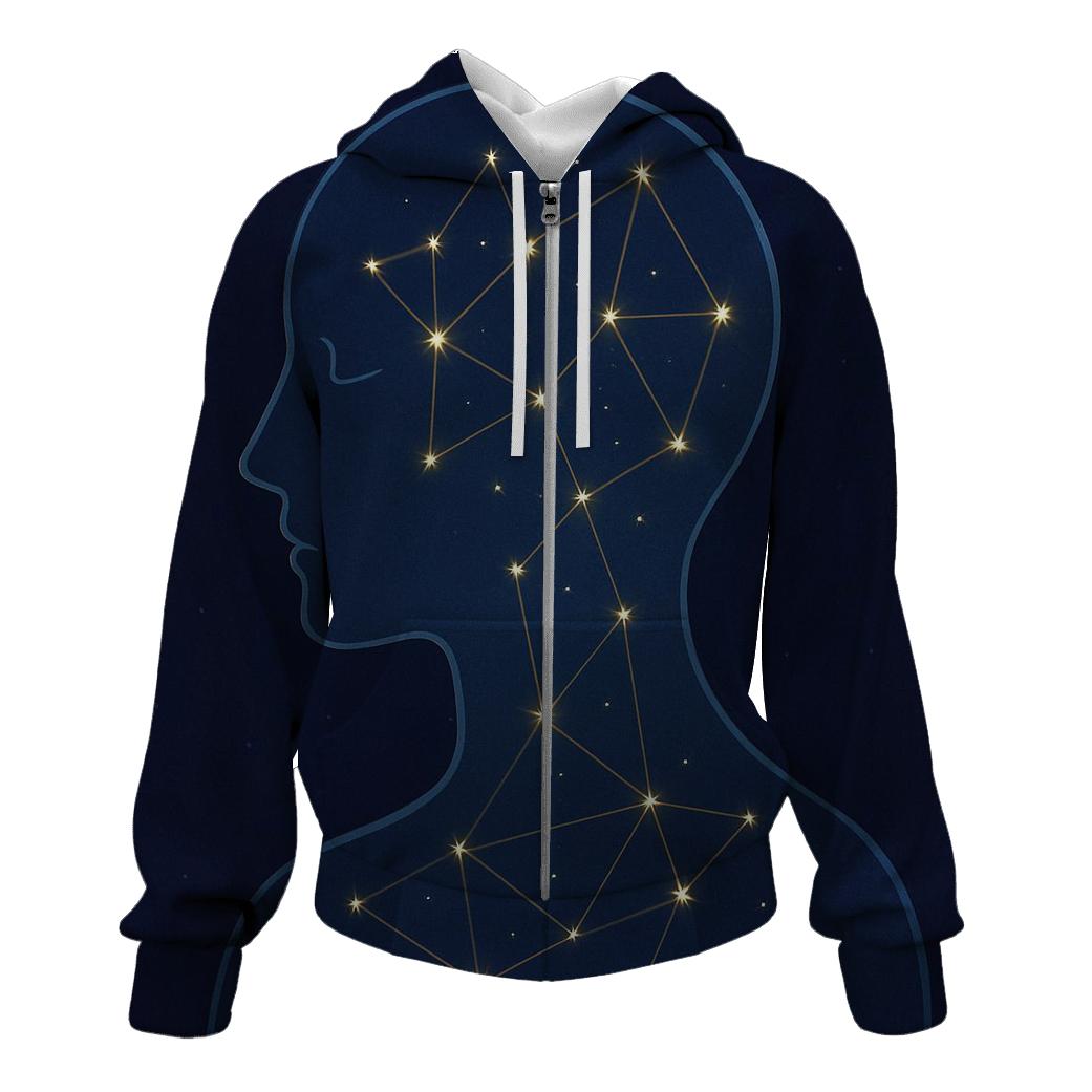 Inner Constellation Map custom hoodies