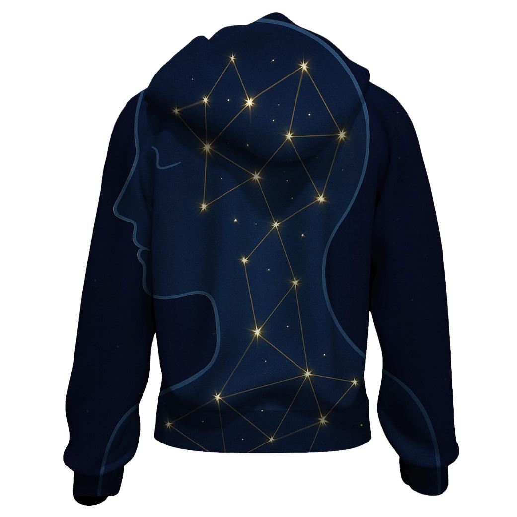 Inner Constellation Map custom hoodies