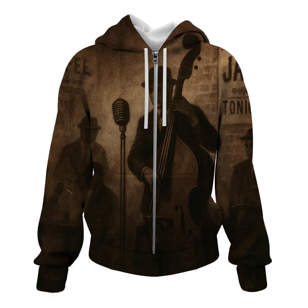 Antique Coffeehouse Jazz Session hoodie trends
