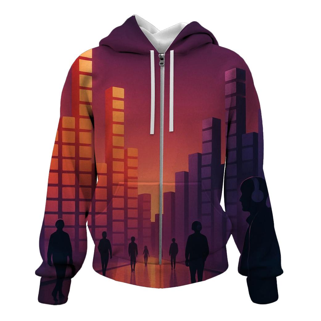 Equalizer Sunset Boulevard pullover hoodies