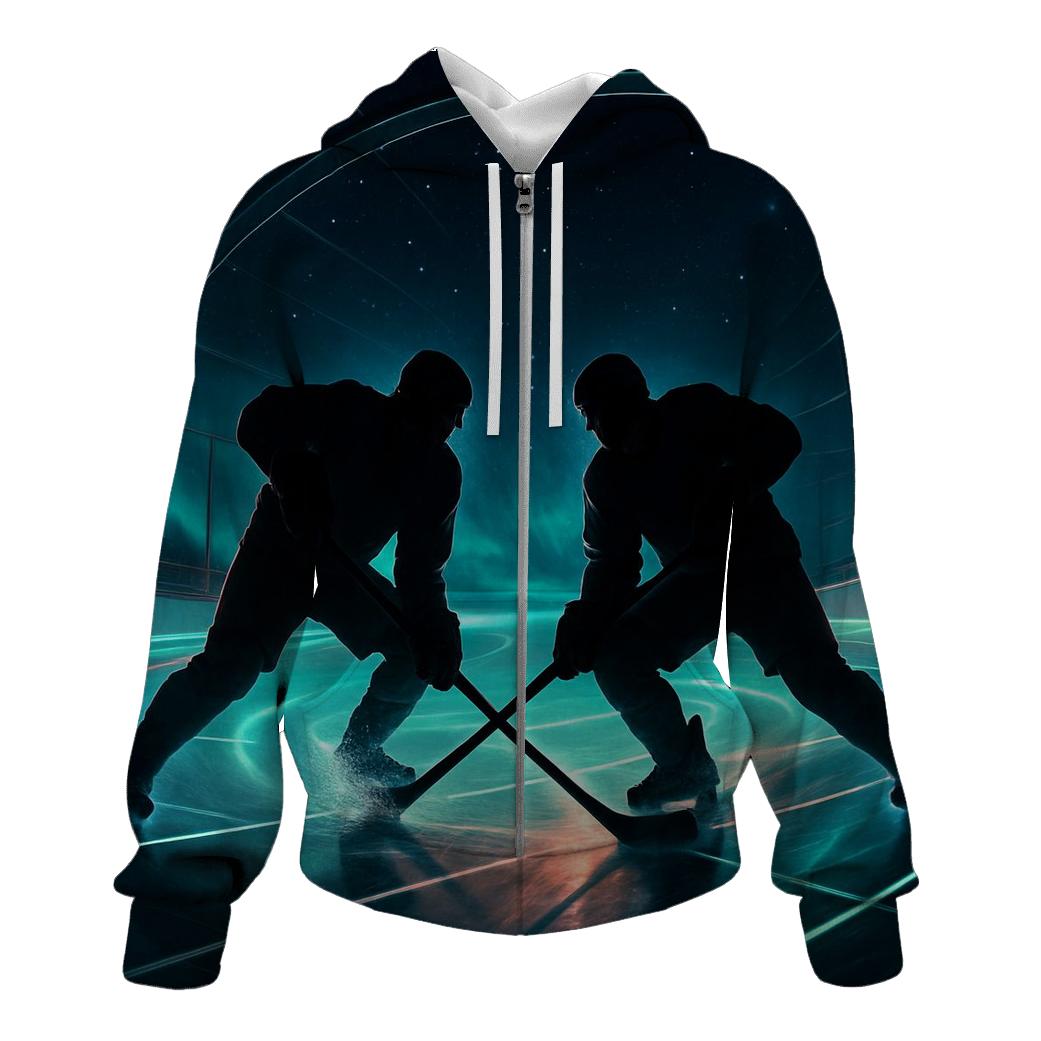 Orbital Ice Hockey Blaze graphic hoodies