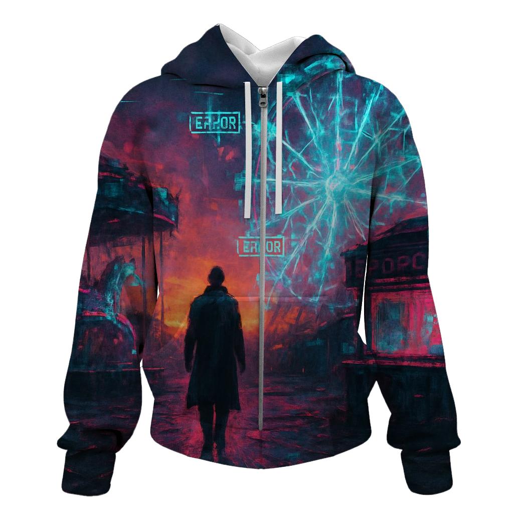 Glitch Carnival Voyager designer hoodies
