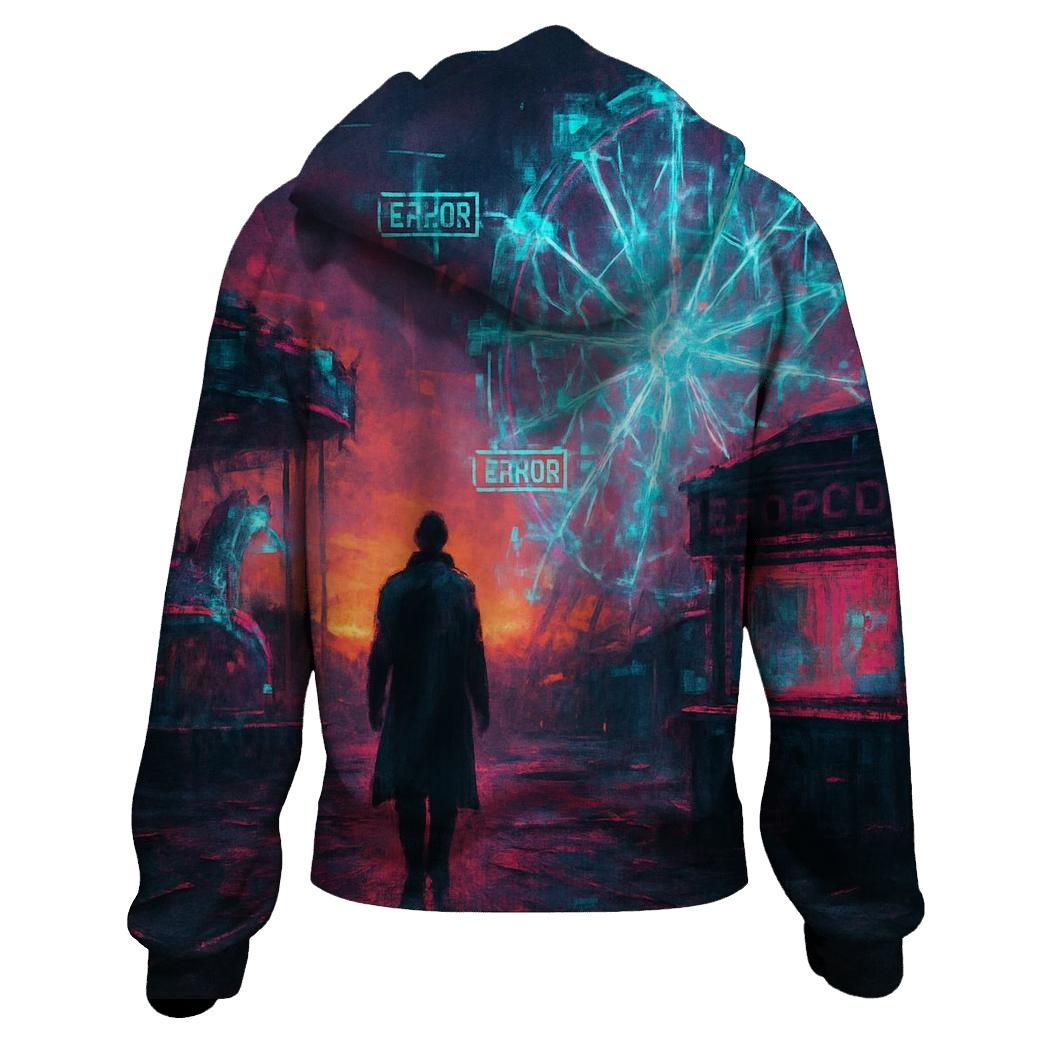 Glitch Carnival Voyager designer hoodies