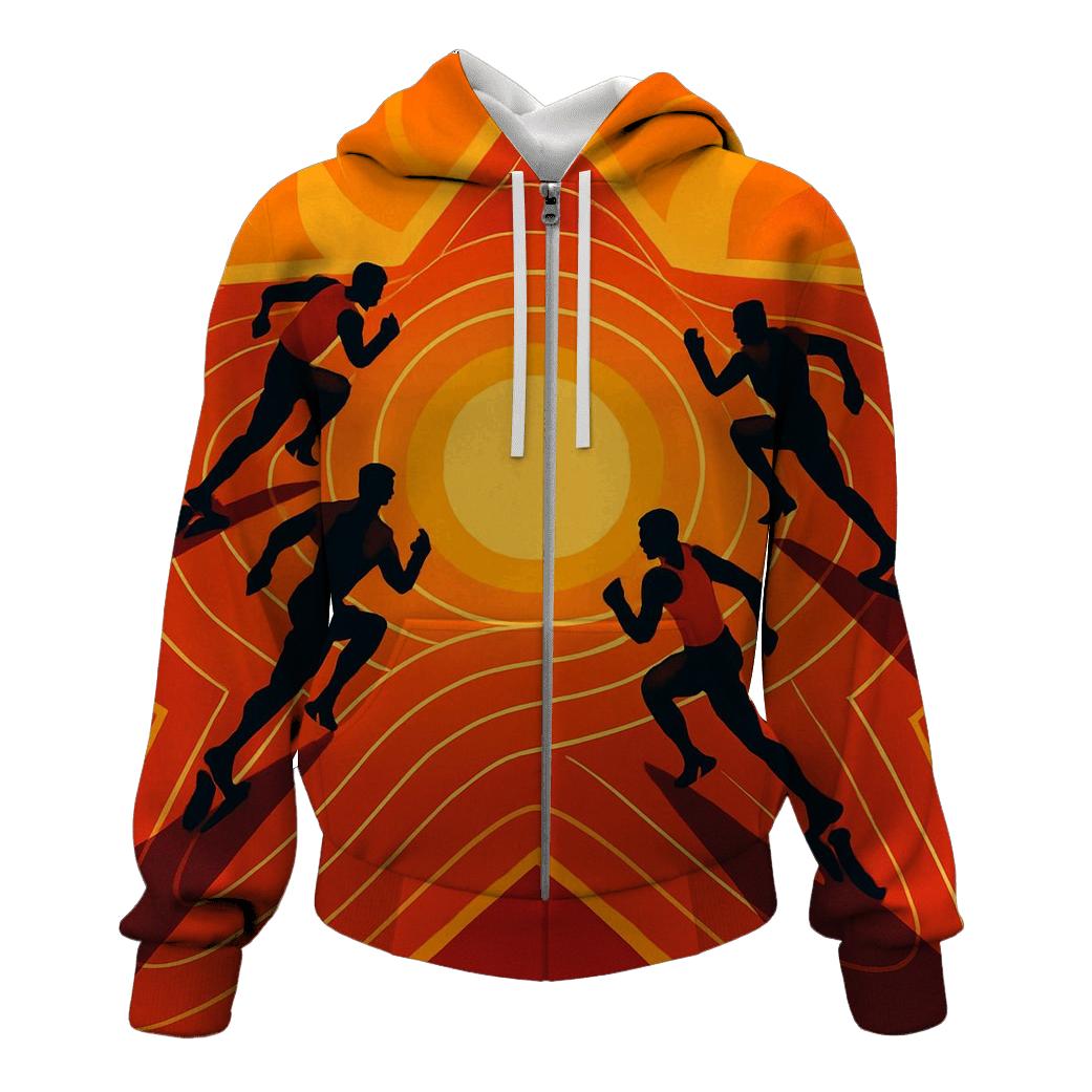 Solar Sprint Track Relay designer hoodies