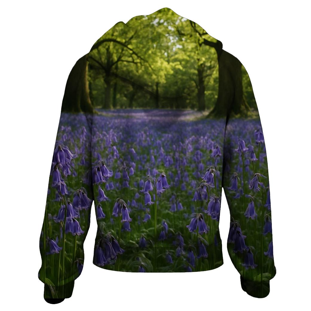 Bluebells Under Ancient Oak Canopy heavyweight hoodies