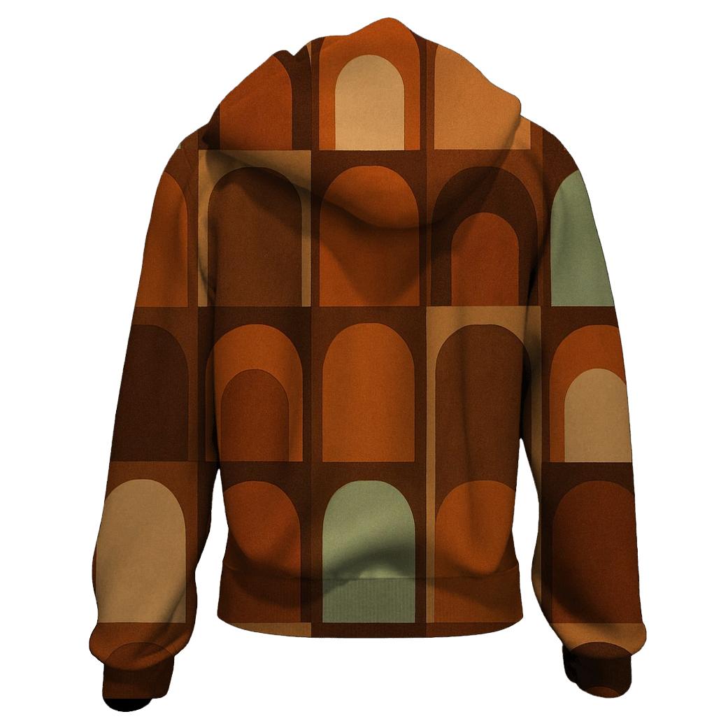 Cafe Groove Wall Pattern graphic hoodies