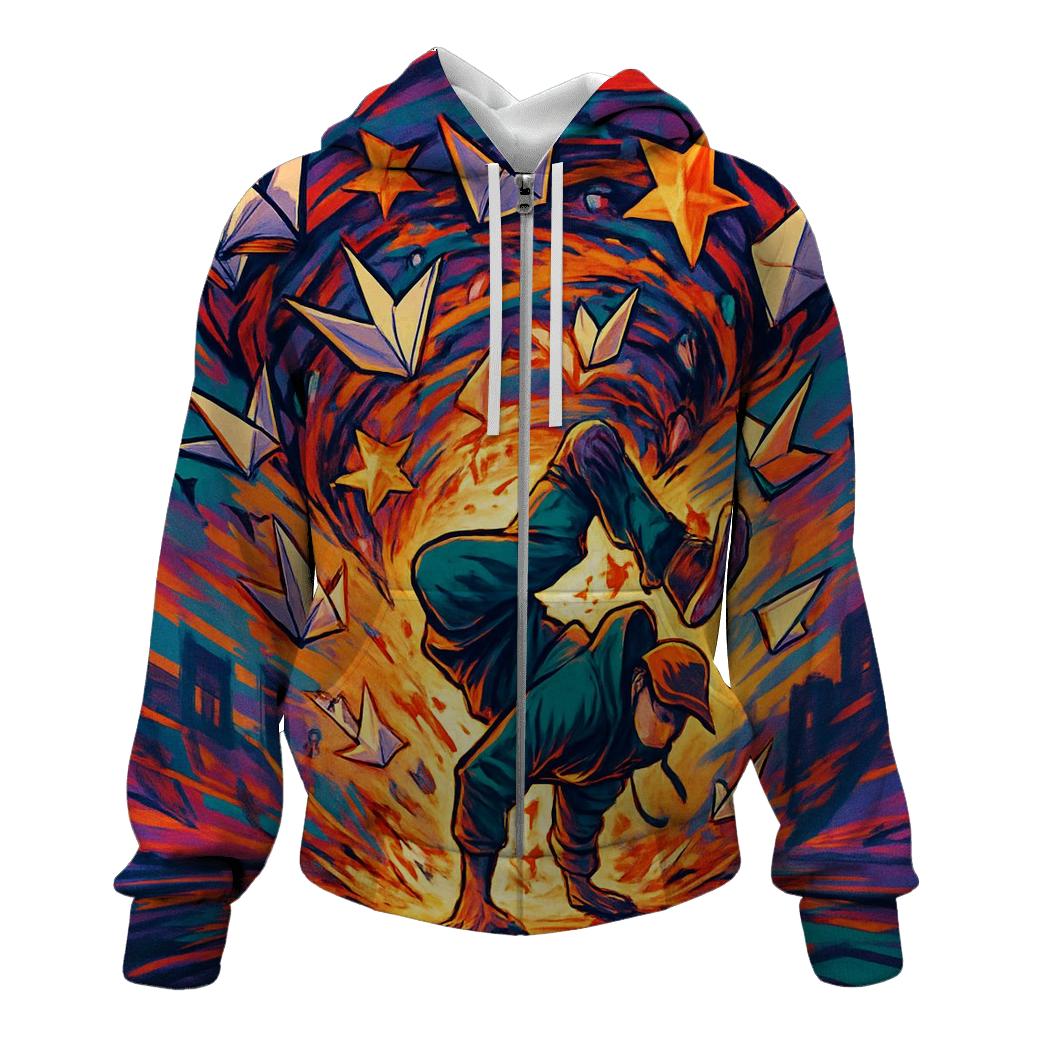 Origami Tornado Dancer hoodie designs