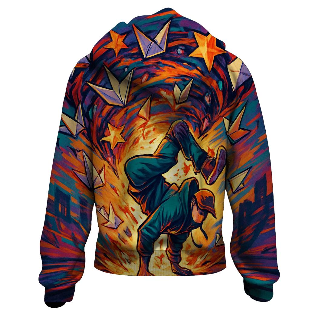 Origami Tornado Dancer hoodie designs