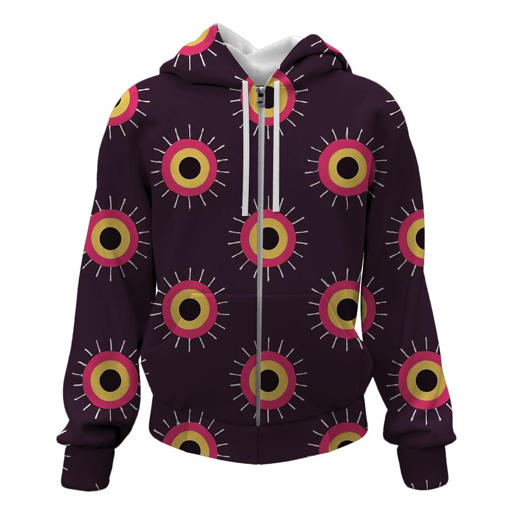 CoronaHaloTessellation printed hoodies