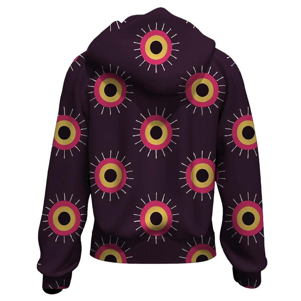 CoronaHaloTessellation printed hoodies