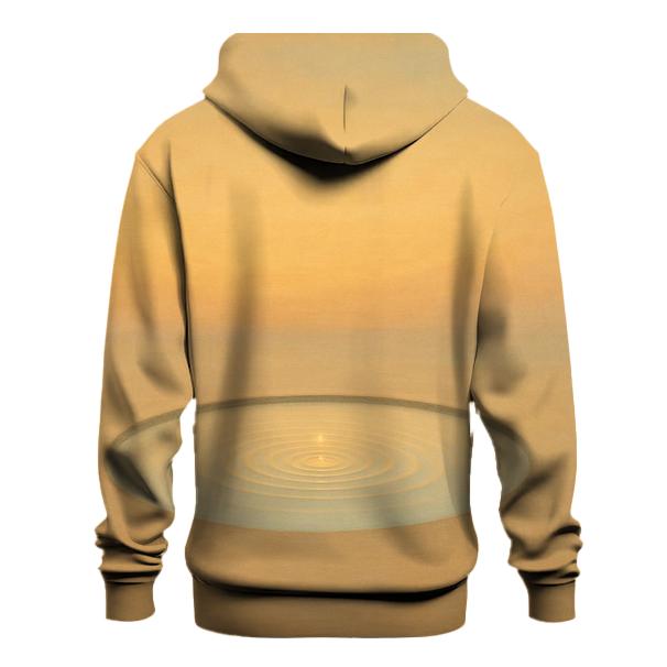 Golden Stillness Pool premium hoodies