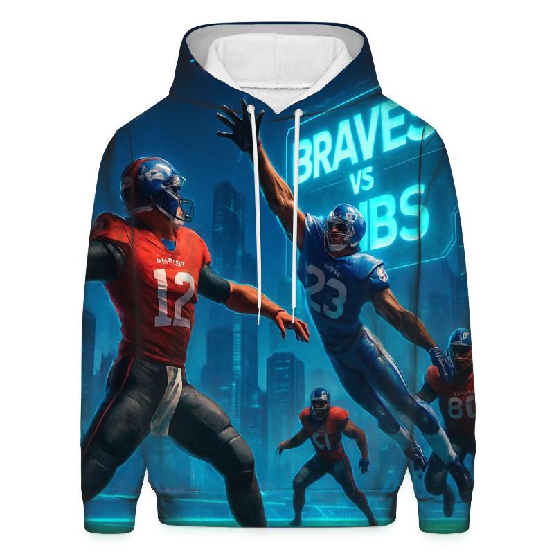 Rooftop City Bowl Braves Vs Cubs custom hoodies