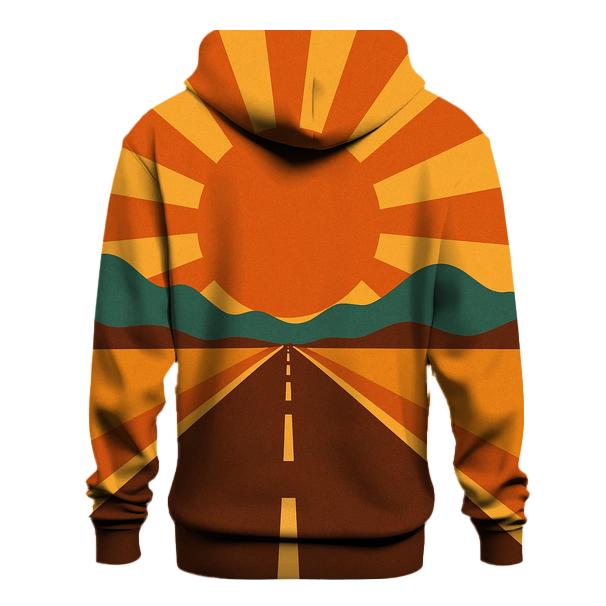 Sunburst Highway Horizon pullover hoodies