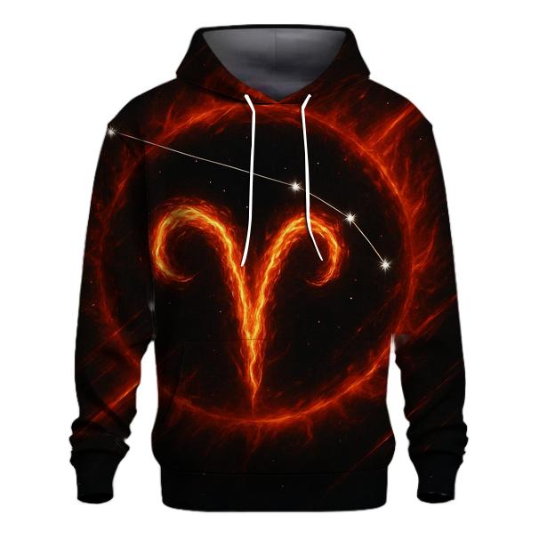 Aries Solar Fire Sigil pullover hoodies