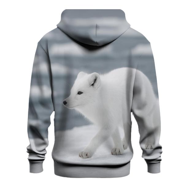 Ice Edge Patrol Arctic Fox lightweight hoodies