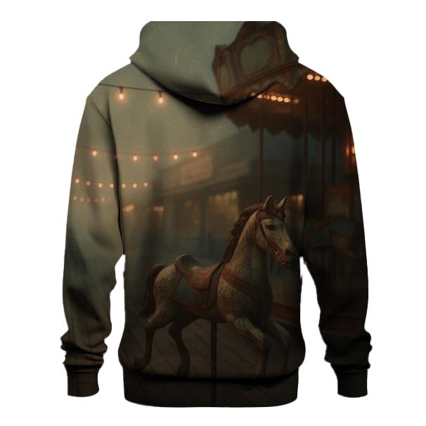 Rusty Boardwalk Carnival Night designer hoodies